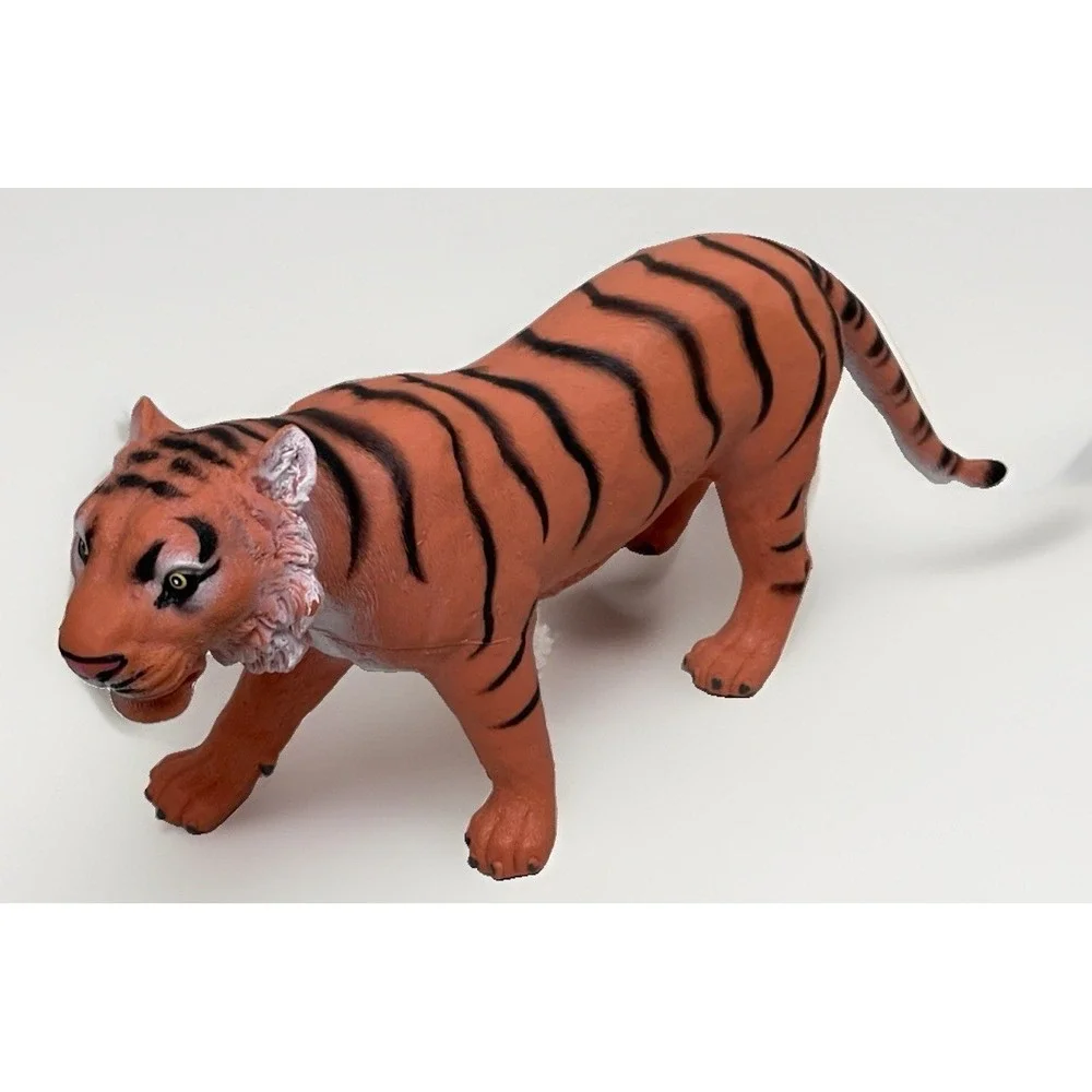 Vintage Large Rubber Tiger